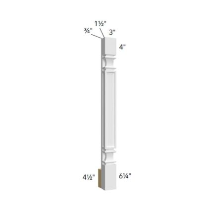 Fabuwood Accessory Posts & Pilasters & Corbels - Value Premium Hallmark Frost