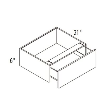 Yellow Oak Frameless Cabinets Vanity Drawer Packs - YO-VKD300621