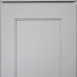 Gray Raised Shaker RTA Cabinet Sample Door - GRS-SDOOR