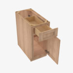 AH-B18 Single Door Cabinets 18 Inch Base Cabinet | Homestead OAK Shaker