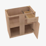 AH-BBLC45/48-42W Double Door 42 Inch Base Blind Corner Cabinets Cabinet | Homestead OAK Shaker