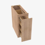 AH-BFP09 Base Pull Out with Spice Rack | TSG Forevermark Homestead OAK Shaker