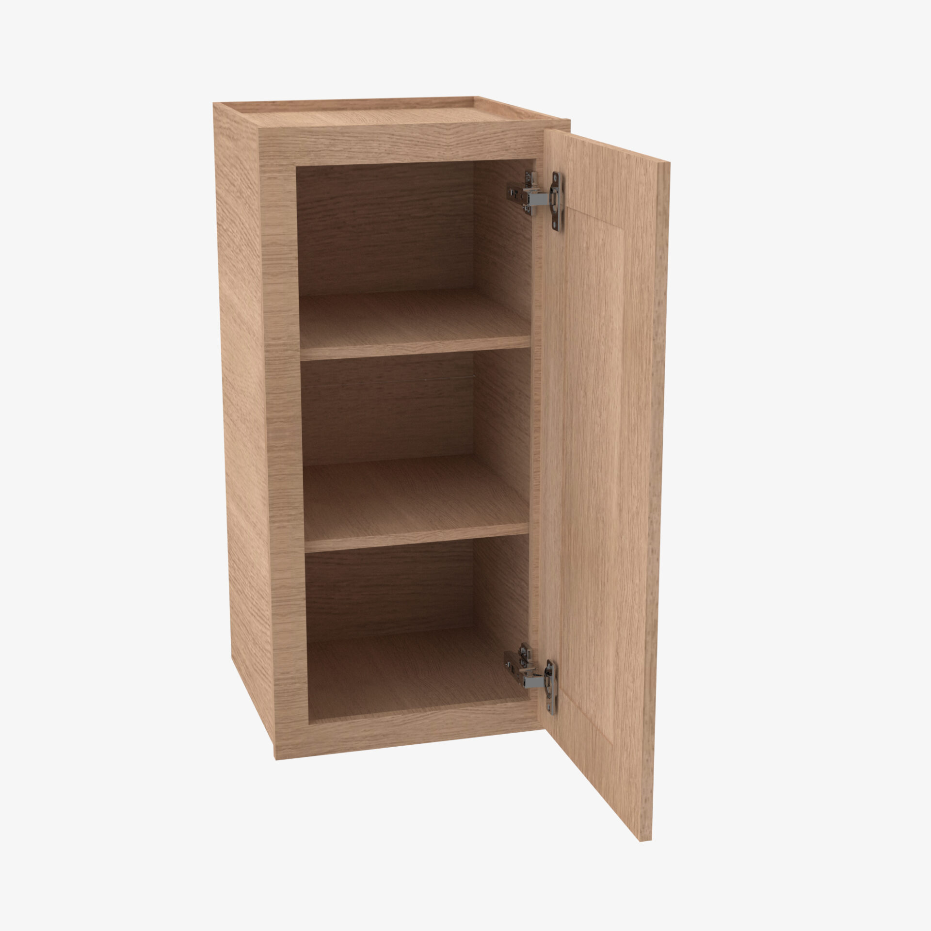 TSG-FM-AH-W2136 (3) AH-W2136 Single Door Cabinets 21 Inch Wall Cabinet | Homestead OAK Shaker - Image 1