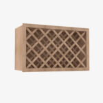 AH-W3018WR 30 Inch Wine Rack Cabinet | Homestead OAK Shaker - Image 3