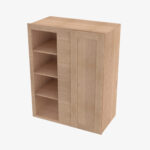 AH-WBLC30/33-3030 Single Door Cabinets 30 Inch Wall Blind Corner Cabinet | Homestead OAK Shaker - Image 4