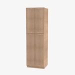 PH-WP3084B Four Door 30 Inch Tall Wall Pantry Cabinet with Butt Doors | Petit OAK