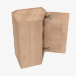PH-WDC2412 Single Door Cabinets 24 Inch Wall Diagonal Corner Cabinet | Petit OAK - Image 4