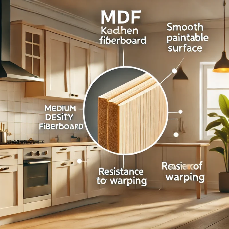 Why MDF is Commonly Used for Kitchen Door Frames?