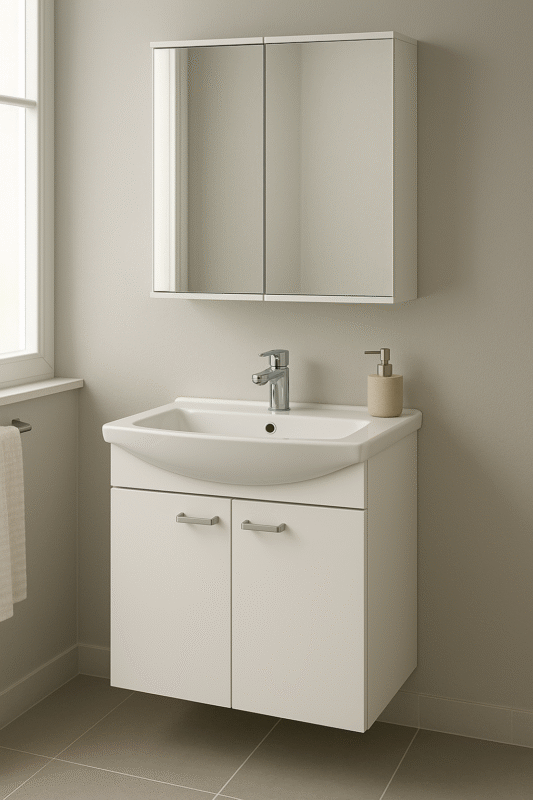White Bathroom Cabinet