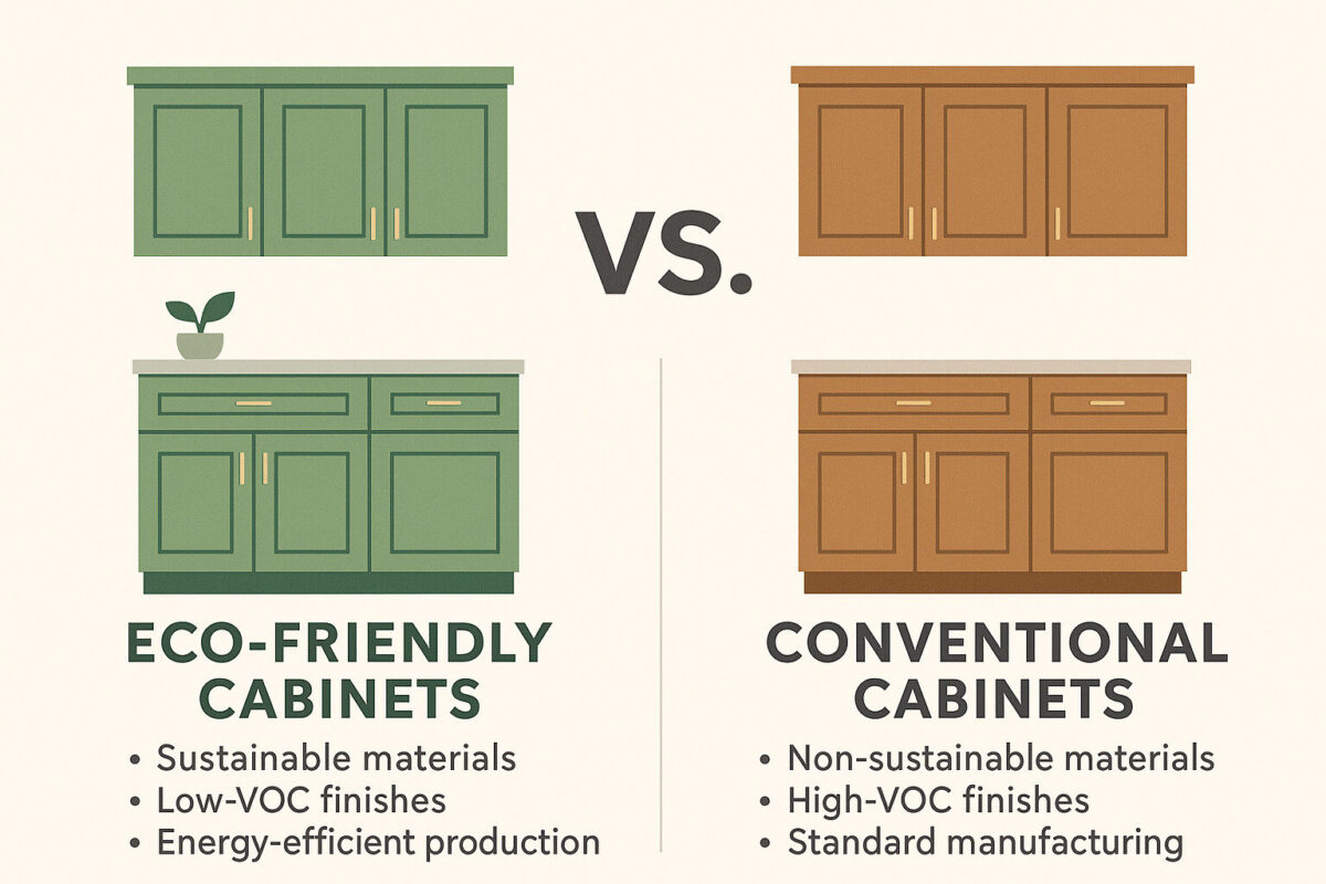 Eco-Friendly Cabinets vs. Conventional Cabinets