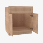 AH-SB42 Double Door 42 Inch Sink Base Cabinet | Homestead OAK Shaker - Image 2