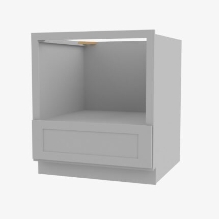 AB-B27MW 27W 27 Inch Microwave Base Cabinet | Forevermark Lait Grey Shaker